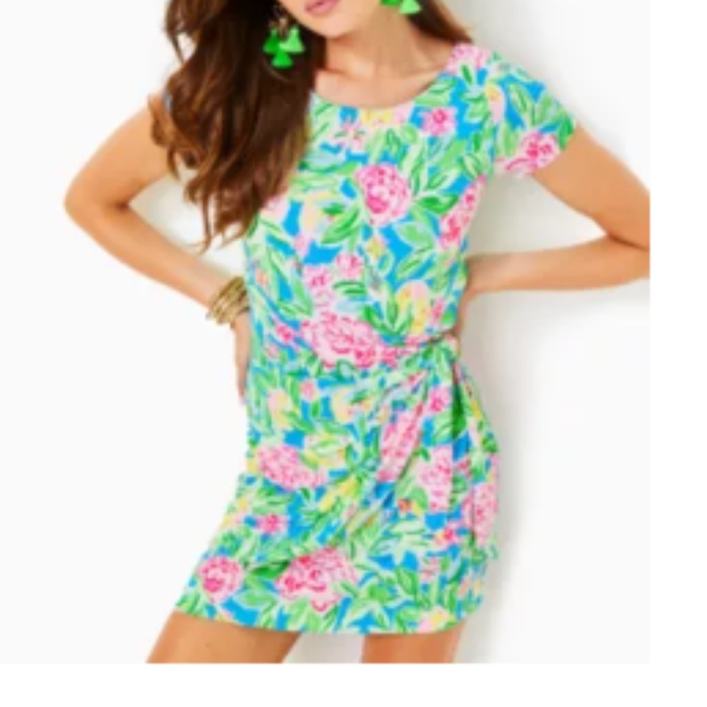 Lilly Pulitzer Pink Green Sundress Mini